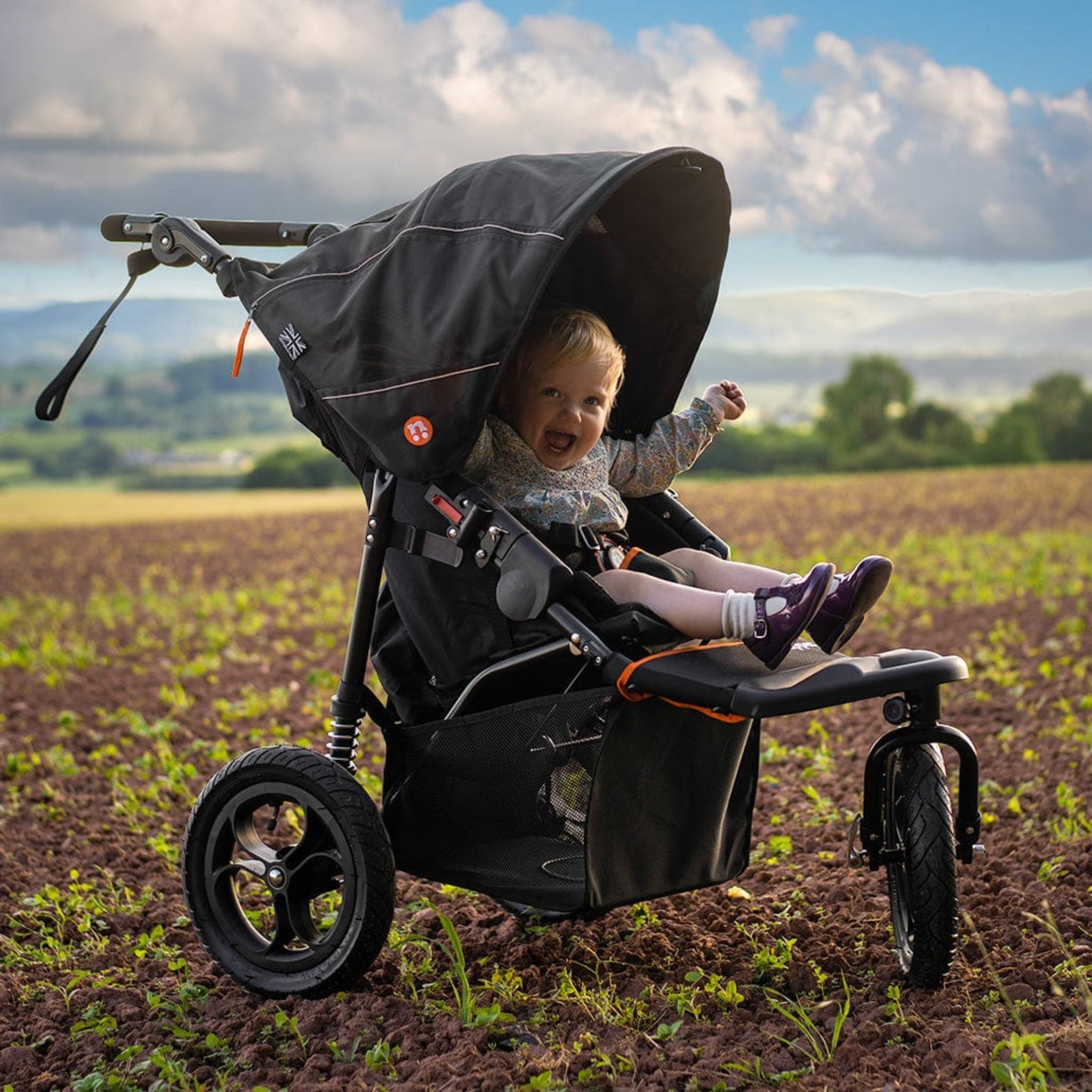 Out and about fashion prams