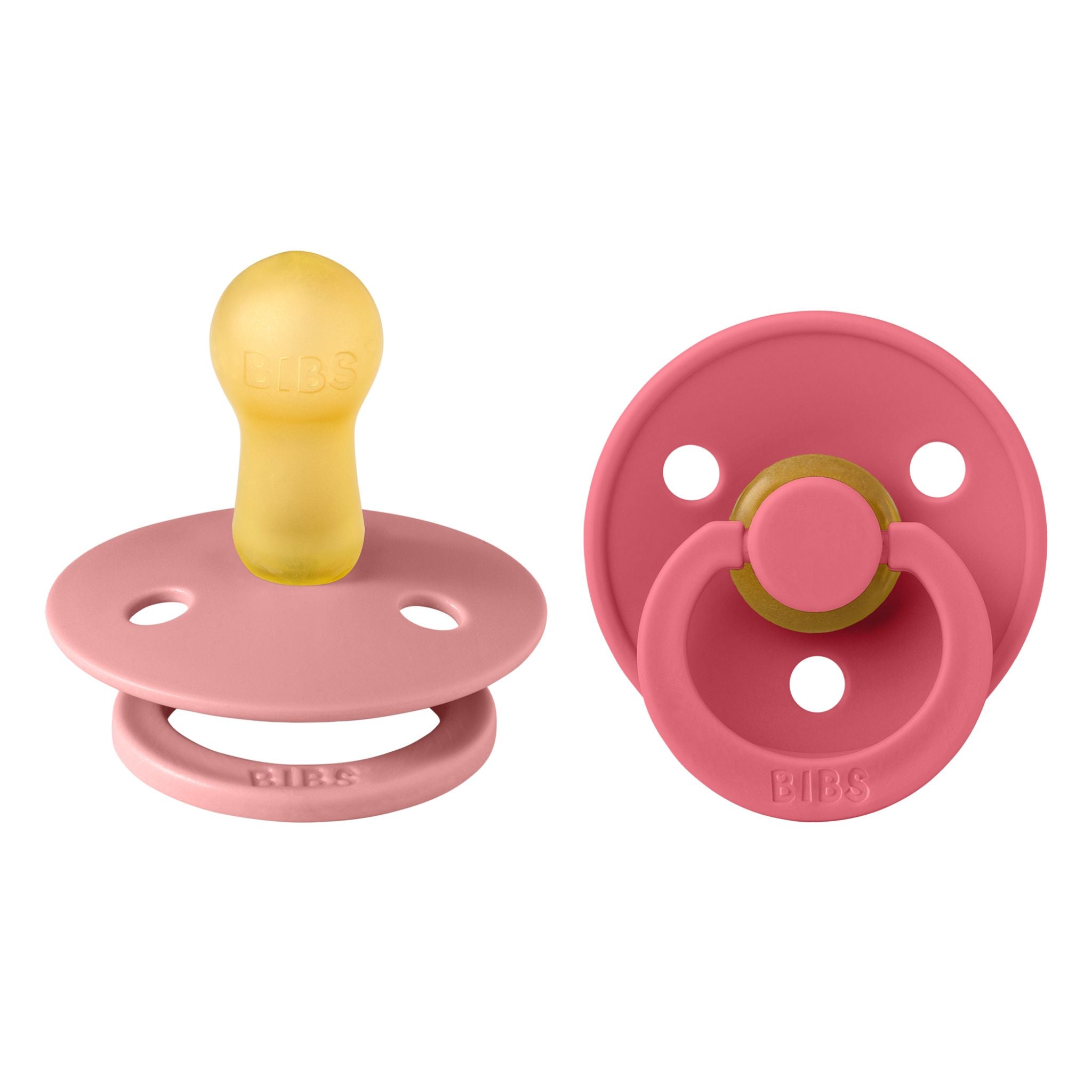 BIBS Pacifier Colour 2 PACK Latex Size 2