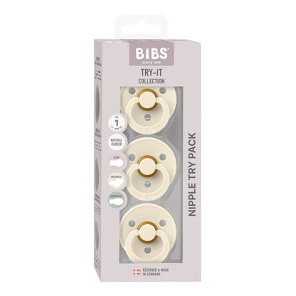 BIBS Pacifiers Try-it Colour 3 PACK