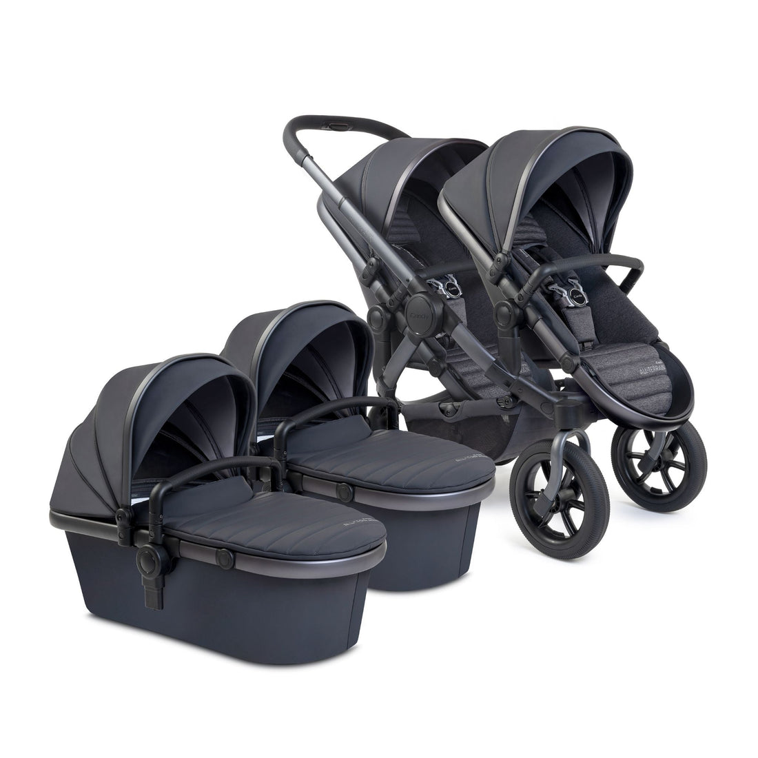 iCandy Peach All Terrain 7 Storm Twin Pushchair