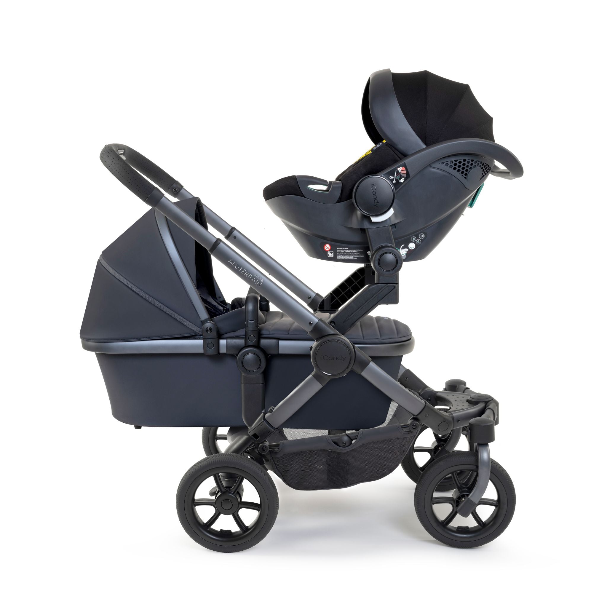 iCandy Peach All Terrain 7 Storm Twin Pushchair