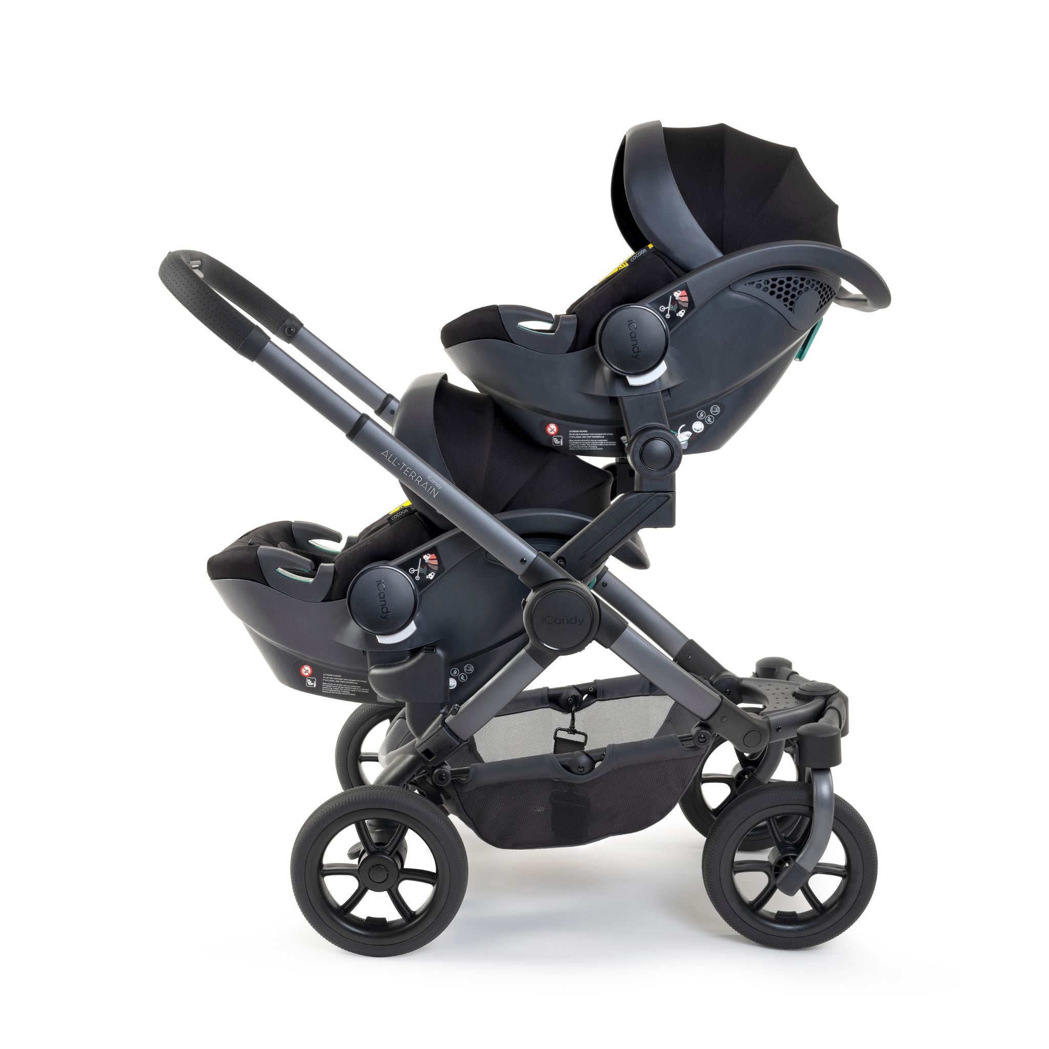 iCandy Peach All Terrain 7 Storm Twin Pushchair