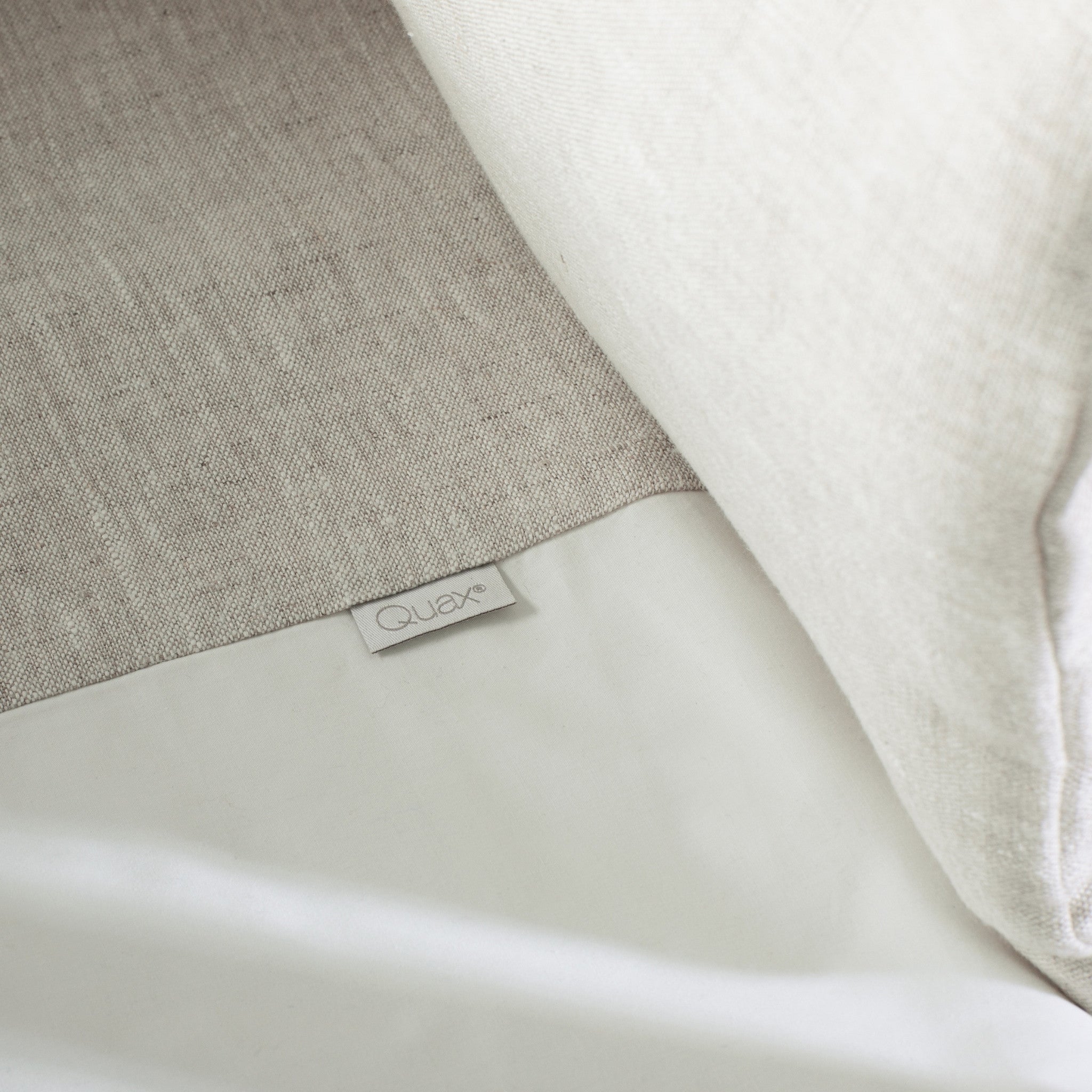 Quax Duvet Cover and Pillow Natural Linen