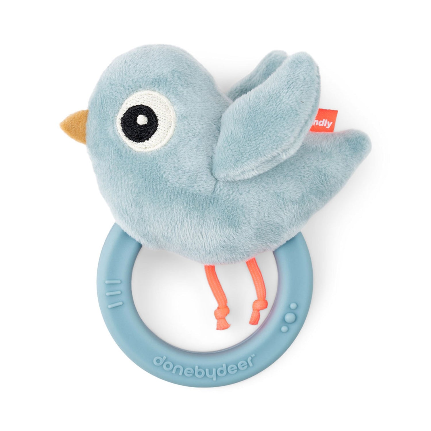 Donebydeer Sensory Rattle Wth Teether Birdie