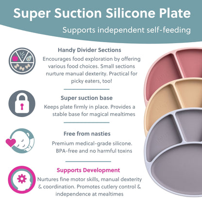 Bibado Silicone Suction Divider Plate