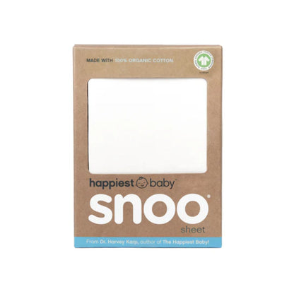 Snoo Cot Fitted Sheet White