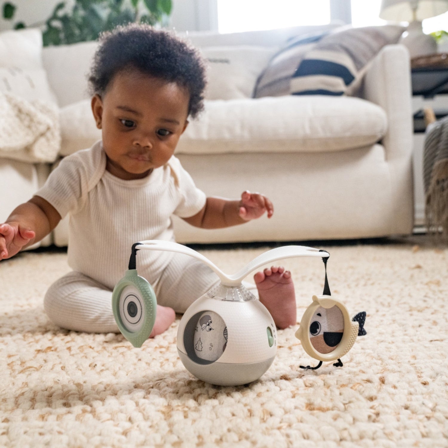 Tiny Love Tummy Time Mobile Black &amp; White