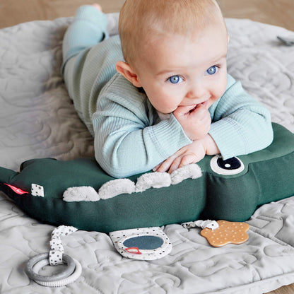 Donebydeer Tummy Time Activity Toy Croco