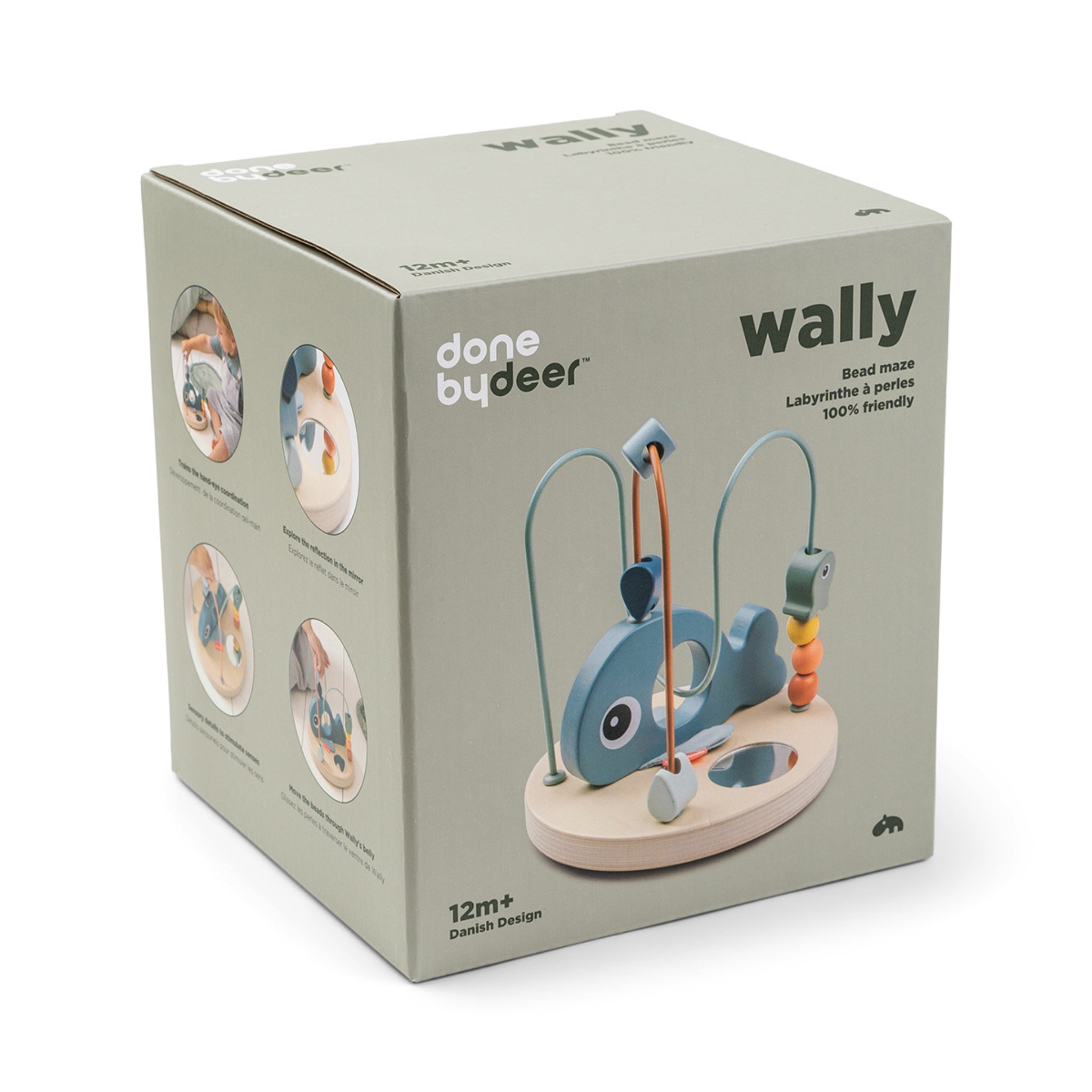 Donebydeer Wally Wooden Bead Maze Puzzle