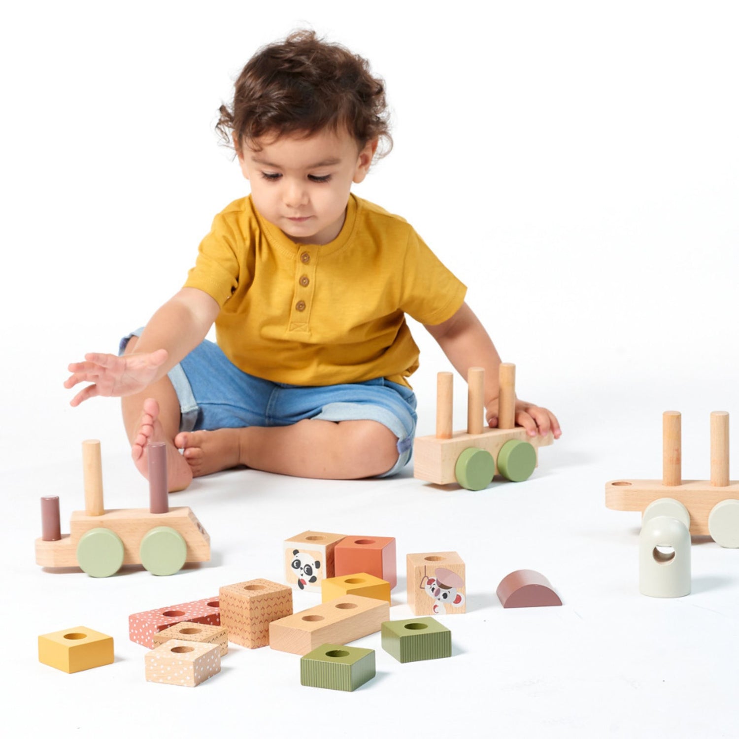 Tiny Love Wooden Stacking Train