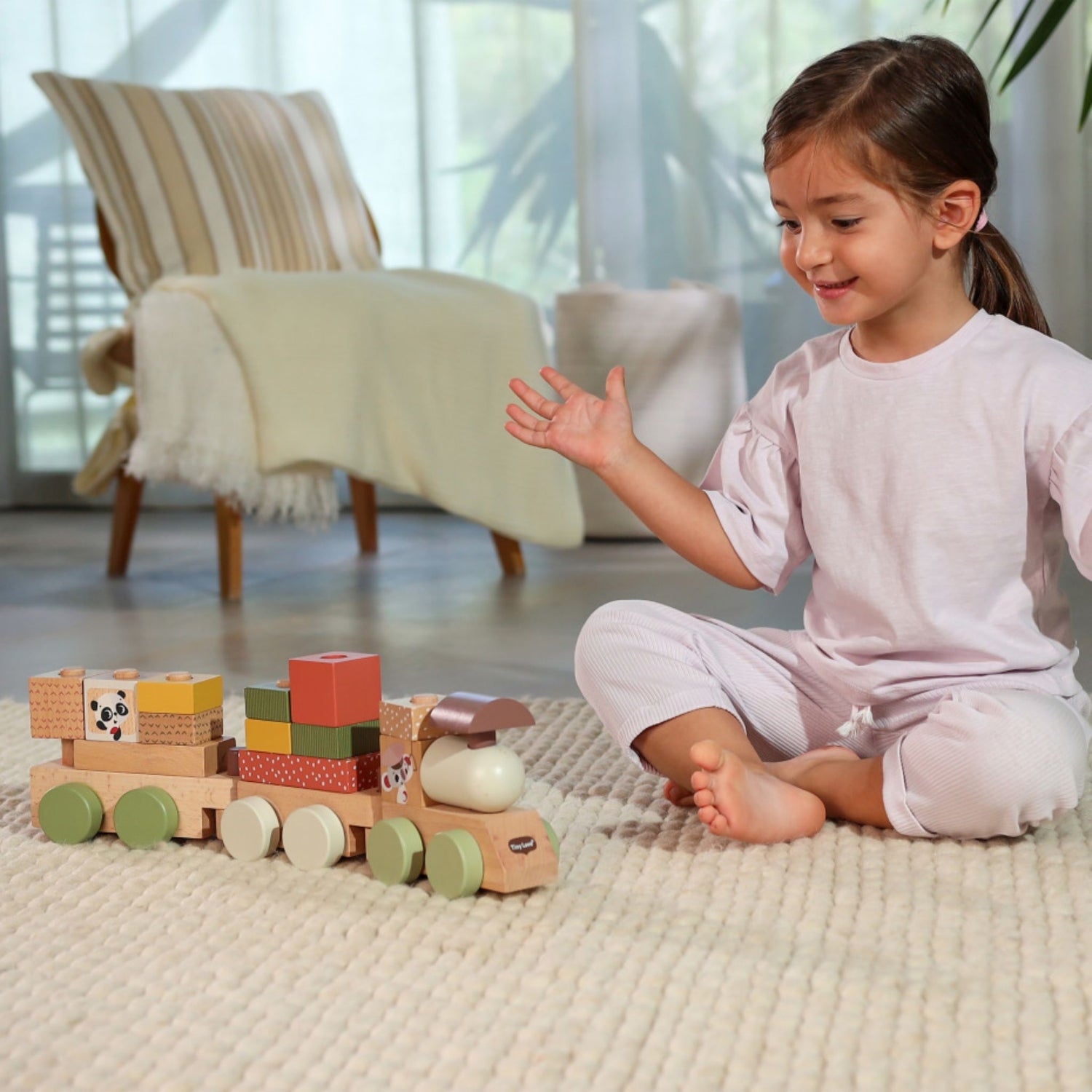 Tiny Love Wooden Stacking Train