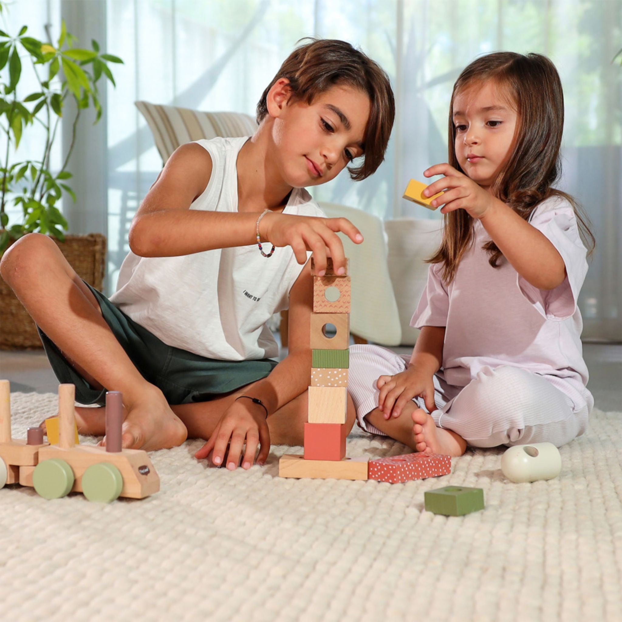 Tiny Love Wooden Stacking Train