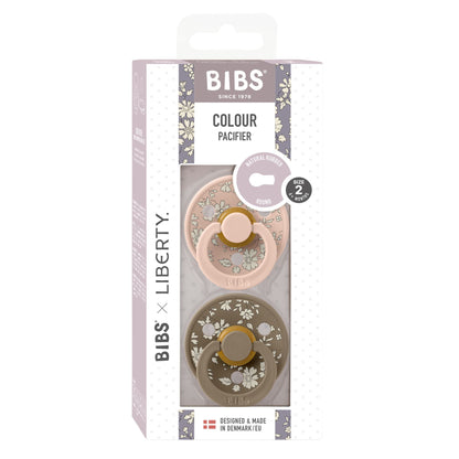 BIBS x Liberty Pacifier Colour 2 PACK Capel Latex Size 2