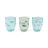 Donebydeer Yummy Mini Acrylic Happy Clouds 3pc Glass Set