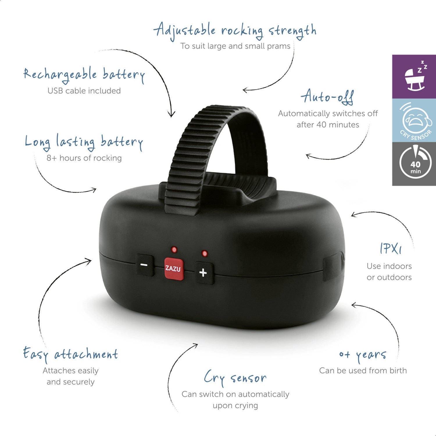 Zazu Baby Rocker | Buy a Zazu Robby the Rocker Online - LittleBe