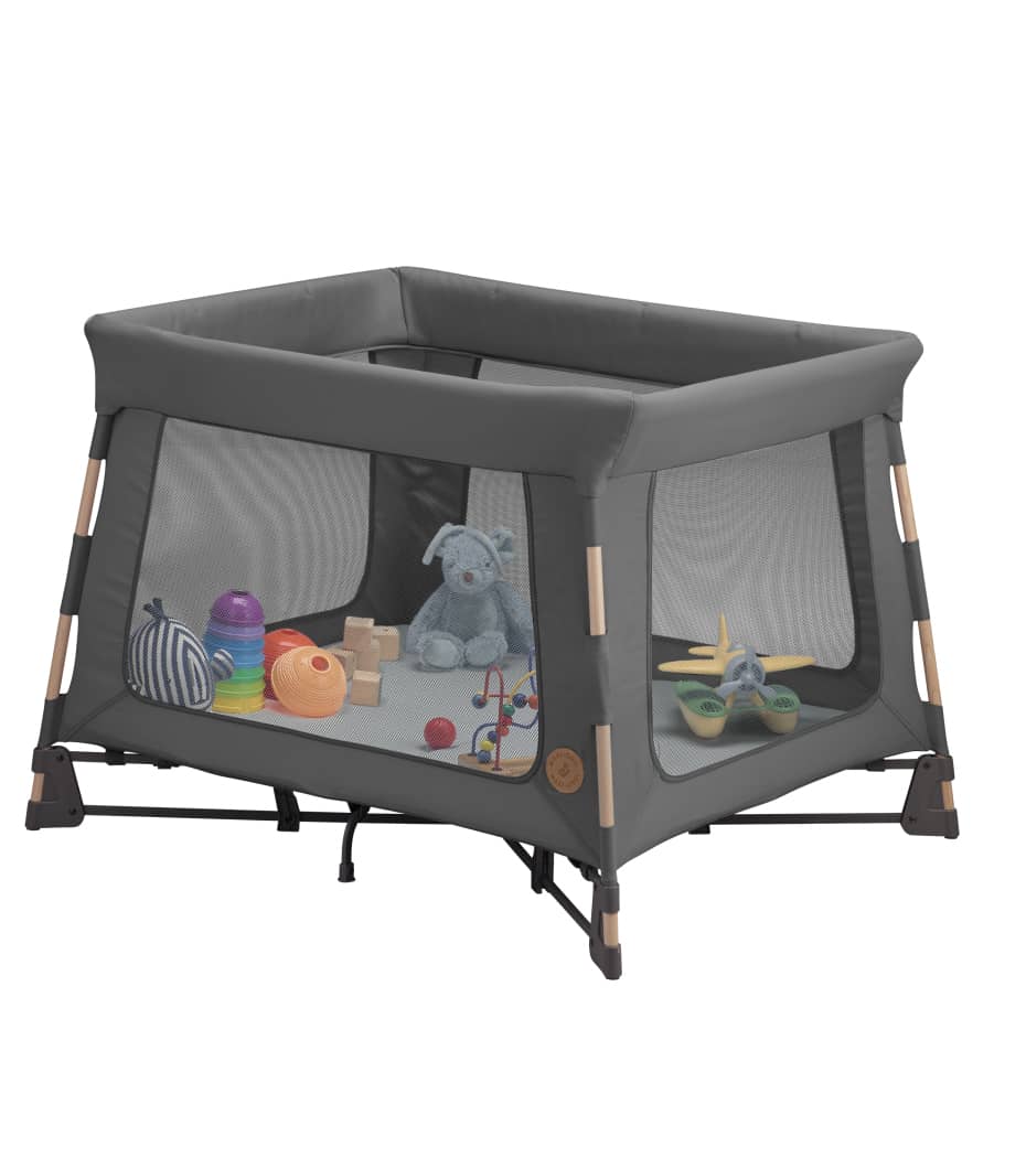 Maxi Cosi Swift Travel Cot Buy a Maxi Cosi Swift Eco Travel Cot in Graphite Online LittleBe