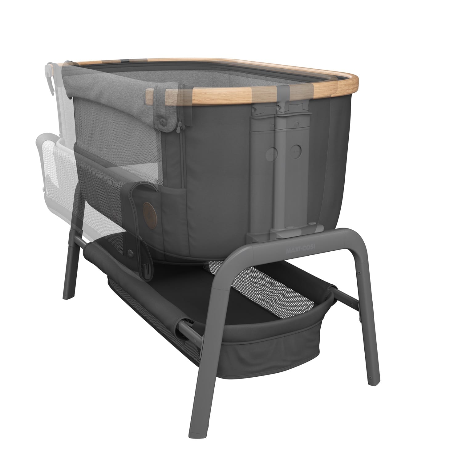 maxicosi homeequipment bed iora grey essentialgraphite smoothbed
