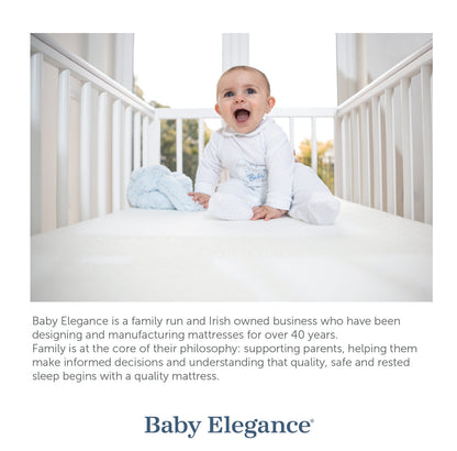 Baby Elegance Cot Bed Mattress - Breath-Dry - 70 x 140 x 10cm