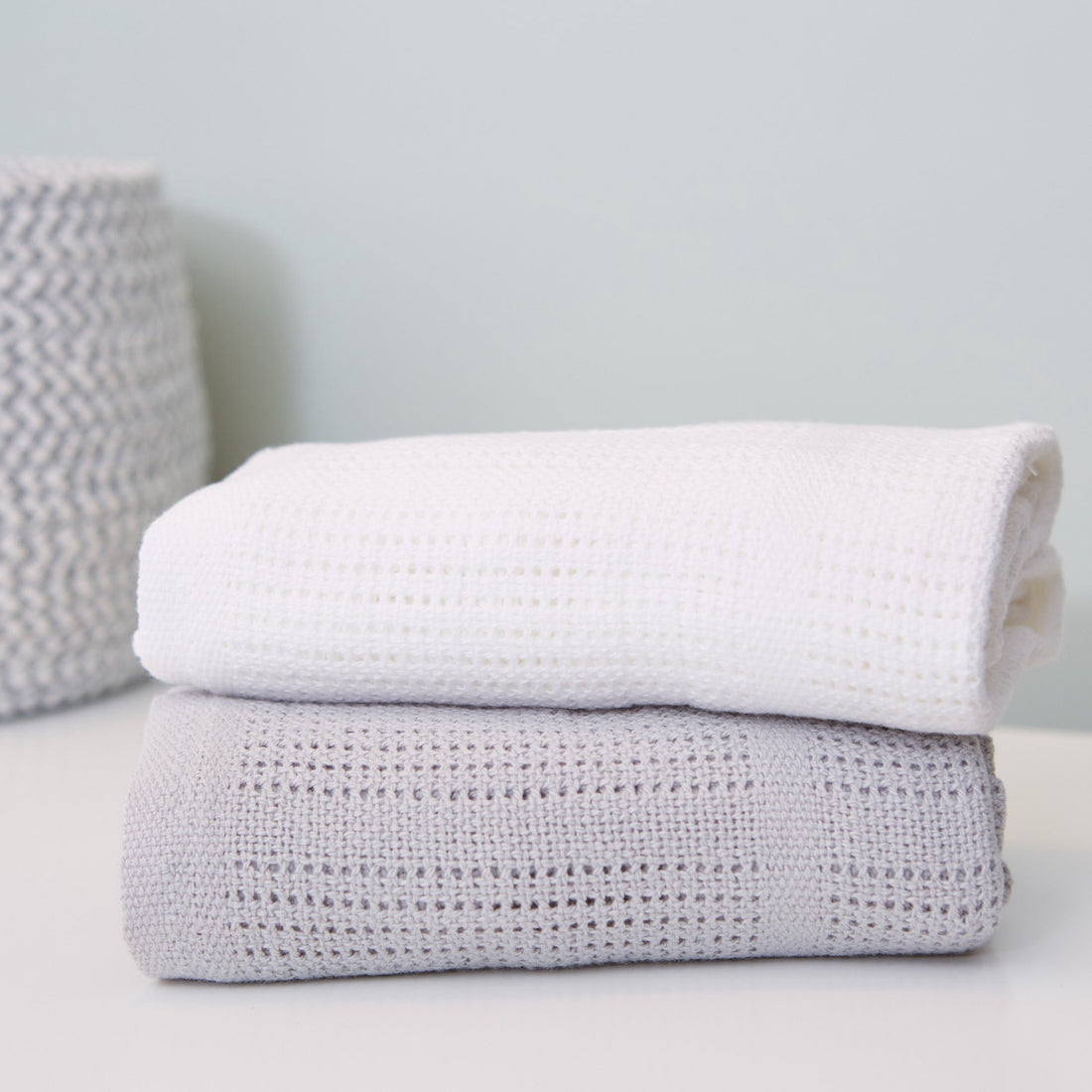 Cellular Baby Blankets - 2 Pack - Baby Elegance