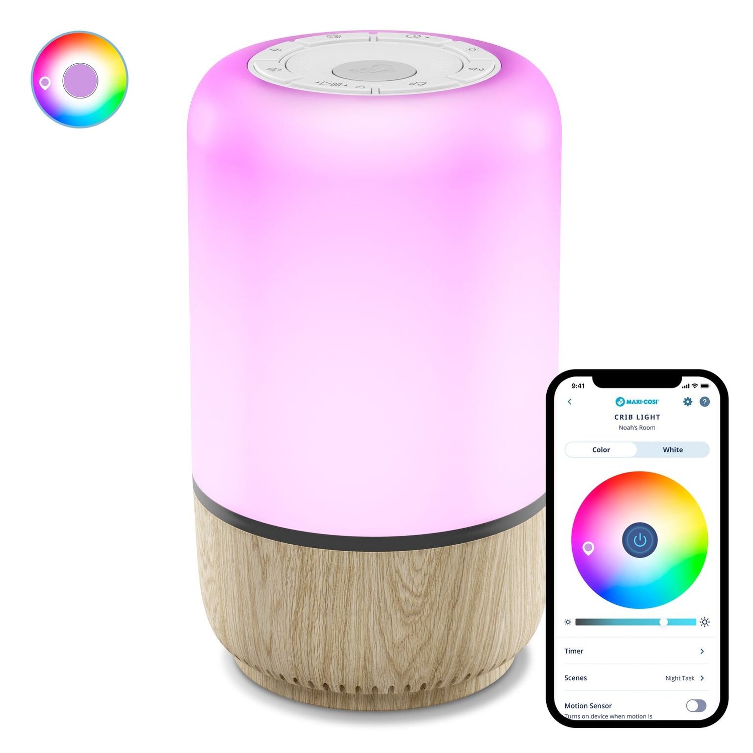 maxi cosi lamp Maxi Cosi Soothe Light and Sound Nightlight | Buy a Maxi-Cosi Connected Home Soothe Night Light & Sound Online
