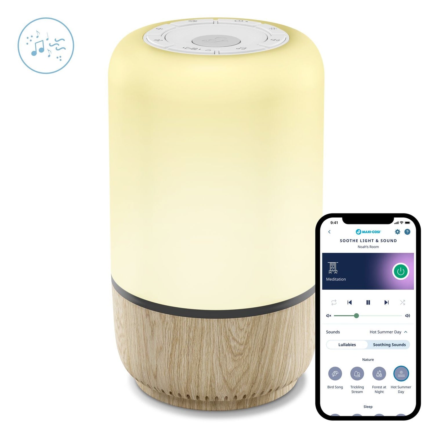 maxi cosi soothe light and sound Maxi Cosi Soothe Light and Sound Nightlight | Buy a Maxi-Cosi Connected Home Soothe Night Light & Sound Online