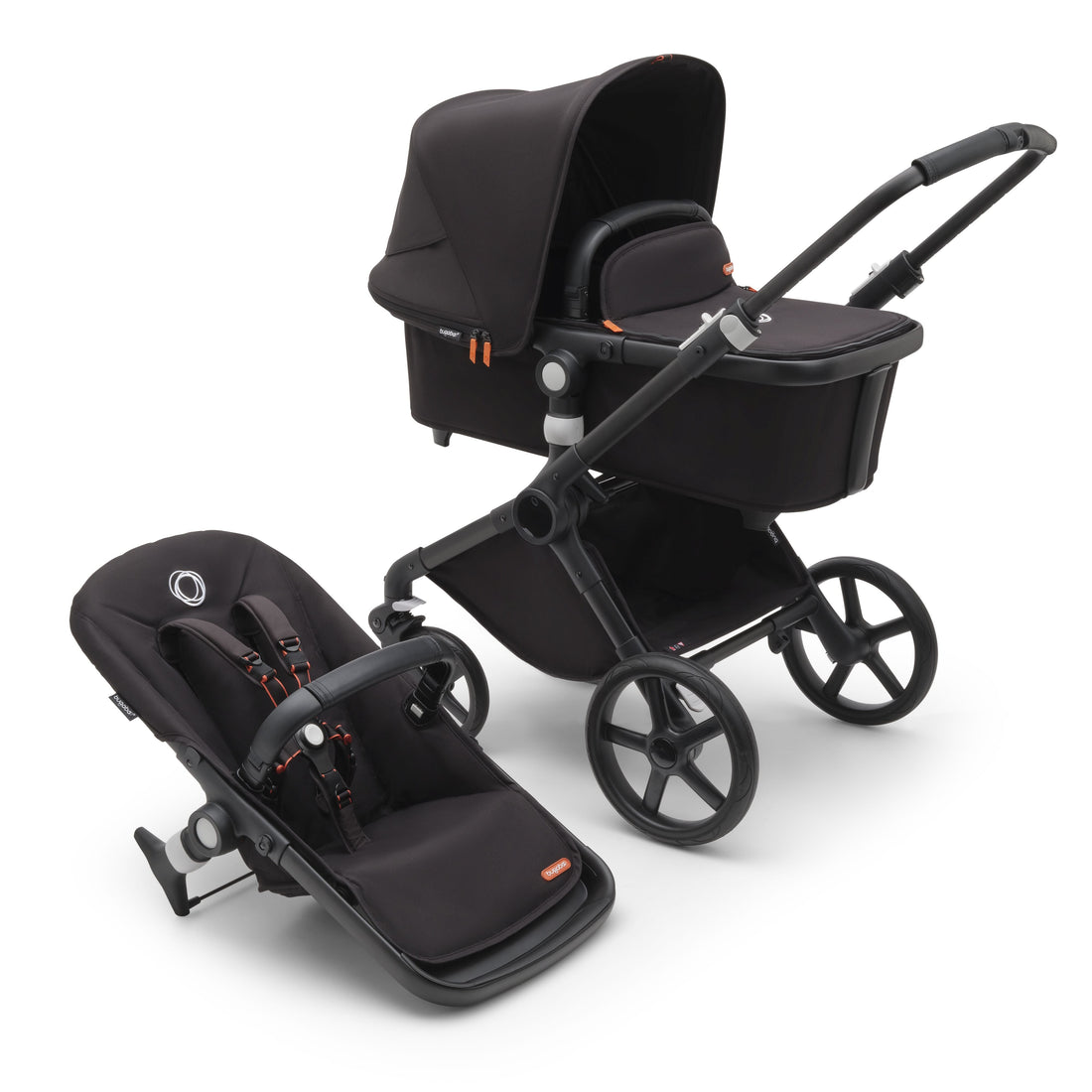 Bugaboo Fox Cub, Maxi Cosi Pebble 360 Car Seat, Base &amp; Adapter Bundle